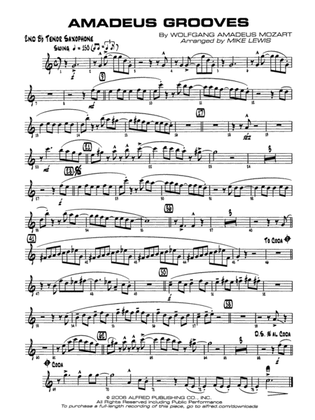 Amadeus Grooves: 2nd B-flat Tenor Saxophone