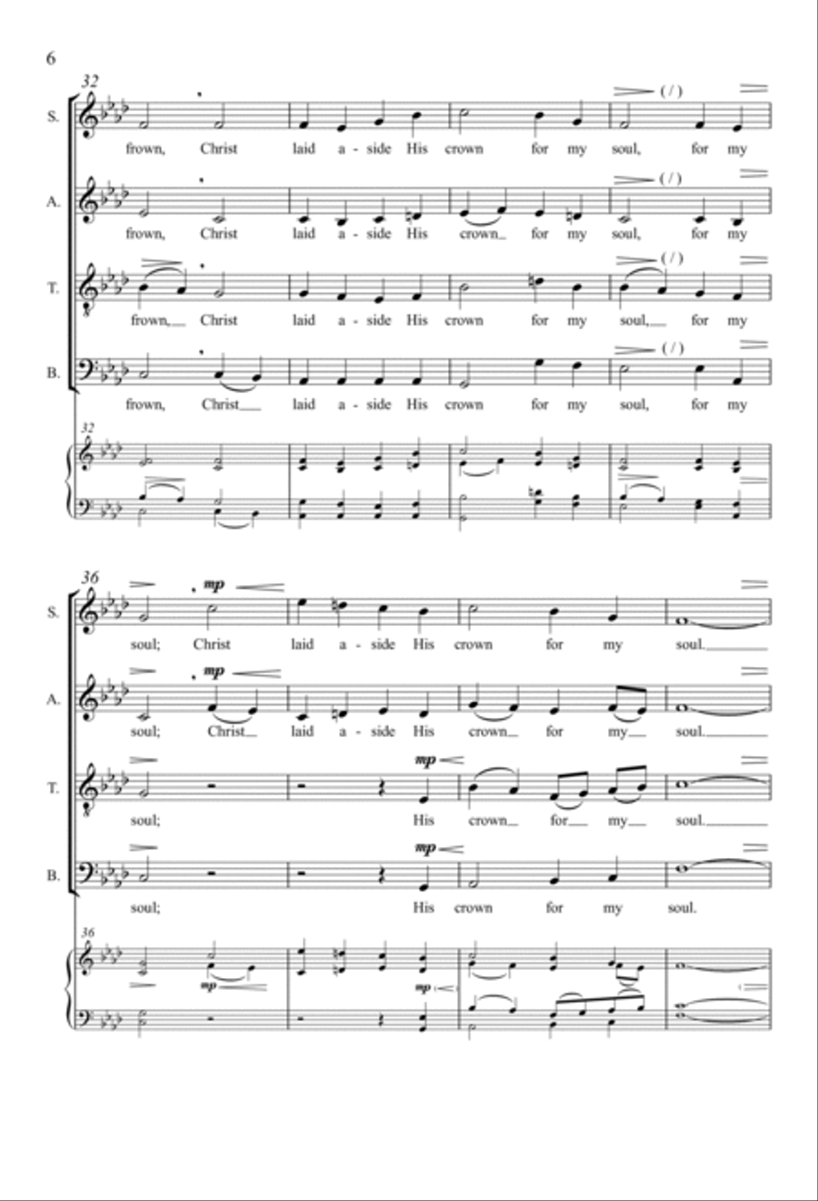 What Wondrous Love What Wondrous Love 4-Part scores gallery preview page 5