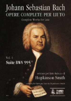 Book cover for Suite BWV 995 for Baroque Lute