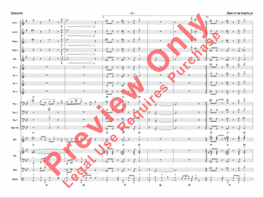 Down to the Nightclub Down to the Nightclub Jazz Ensemble scores gallery preview page 16
