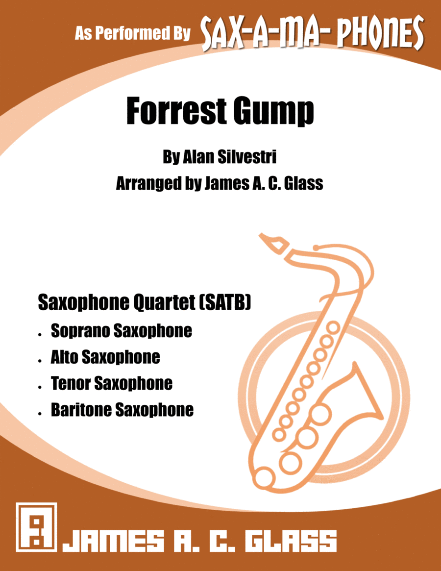 Forrest Gump Suite Saxophone Quartet scores gallery preview page 1