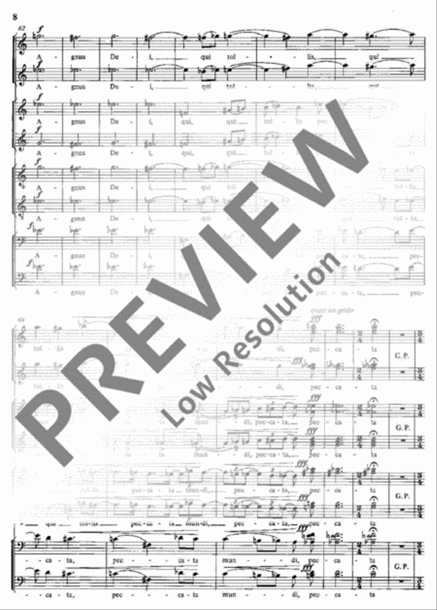 Agnus Dei Divisi scores gallery preview page 9