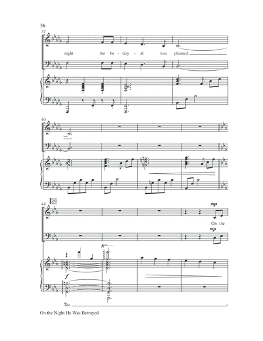The Seven Last Days The Seven Last Days 4-Part scores gallery preview page 40