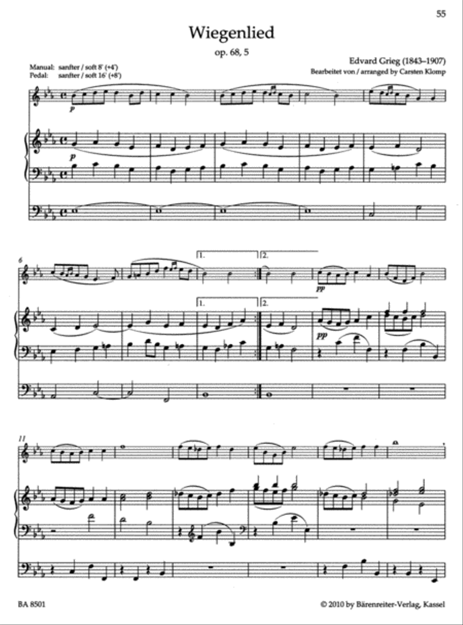 organ plus one: Advent / Christmas Organ scores gallery preview page 2