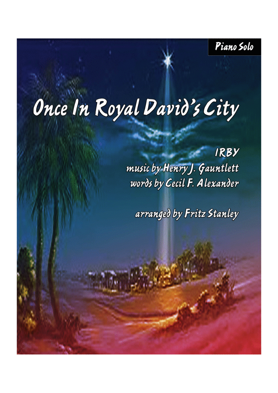 Once In Royal David's City - Piano Solo Piano Solo scores gallery preview page 1