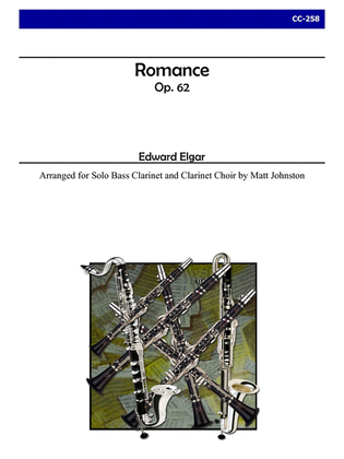 Book cover for Romance for Solo Bass Clarinet and Clarinet Choir