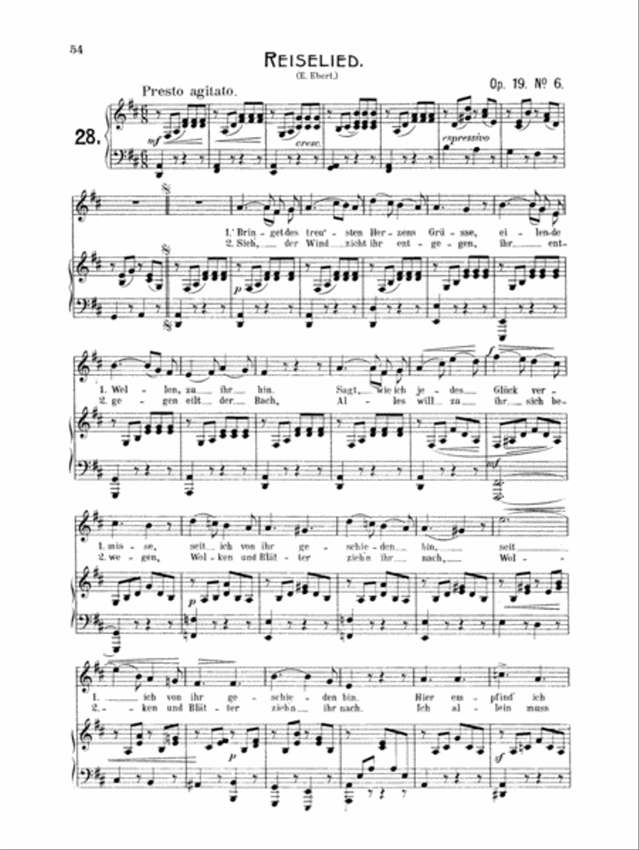 Mendelssohn: 79 Songs, Medium Voice (German) Medium Voice scores gallery preview page 1
