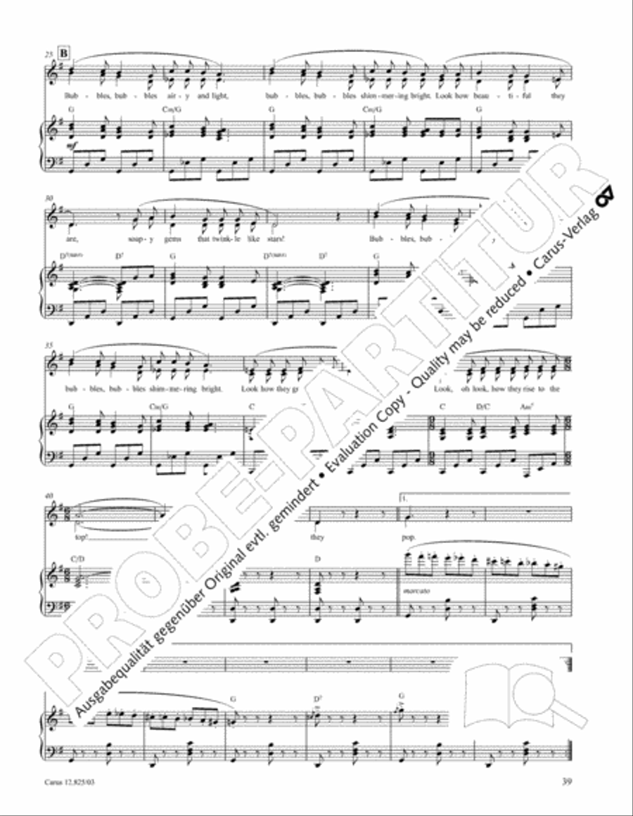 Circus Allegro Circus Allegro Choir scores gallery preview page 40