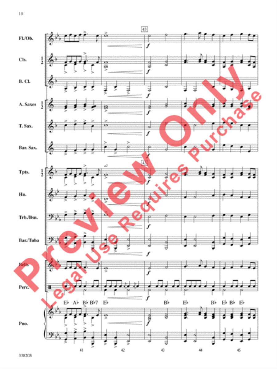 The Prince of Denmark's March Concert Band scores gallery preview page 11