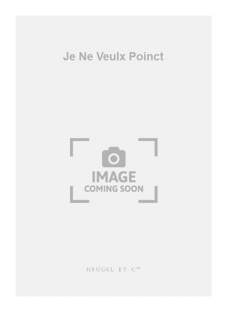 Je Ne Veulx Poinct 4-Part scores gallery preview page 1