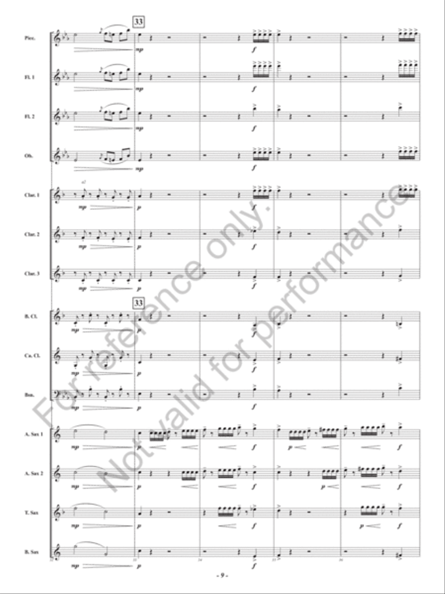 Prelude from The Barber of Seville by Gioachino Rossini Woodwind Ensemble - Sheet Music page 10