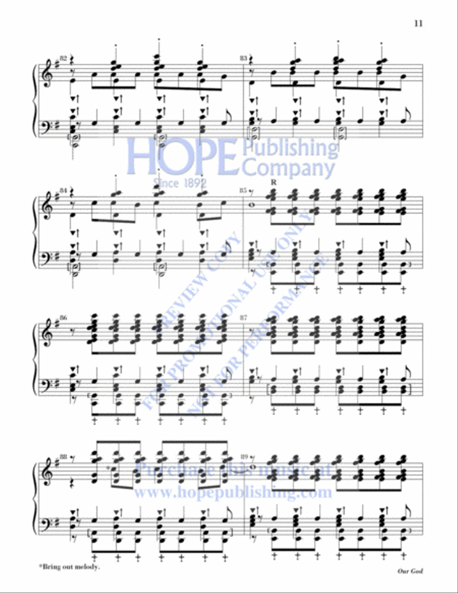 Our God 5-Octaves scores gallery preview page 12