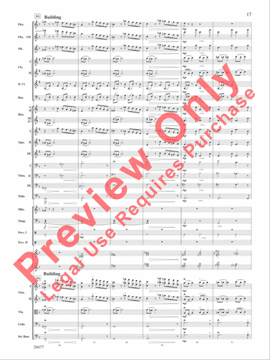Star Wars Epic -- Part II, Suite from the Full Orchestra scores gallery preview page 50