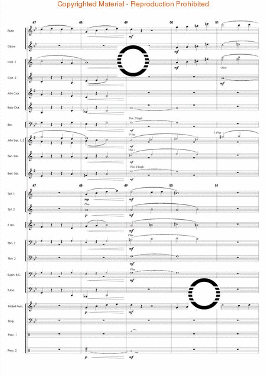 Armada of Freedom Armada of Freedom Concert Band scores gallery preview page 11