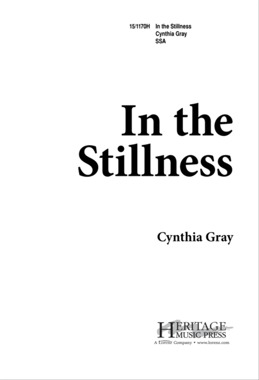 In the Stillness In the Stillness SSA scores gallery preview page 1