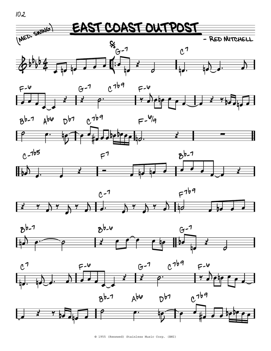 East Coast Outpost Piano scores gallery preview page 1