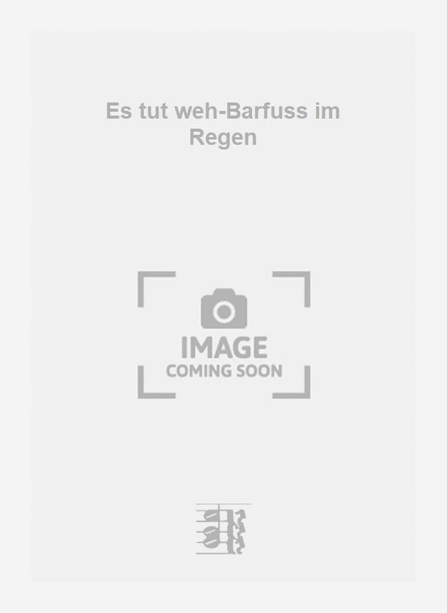 Es tut weh-Barfuss im Regen Voice Solo scores gallery preview page 1