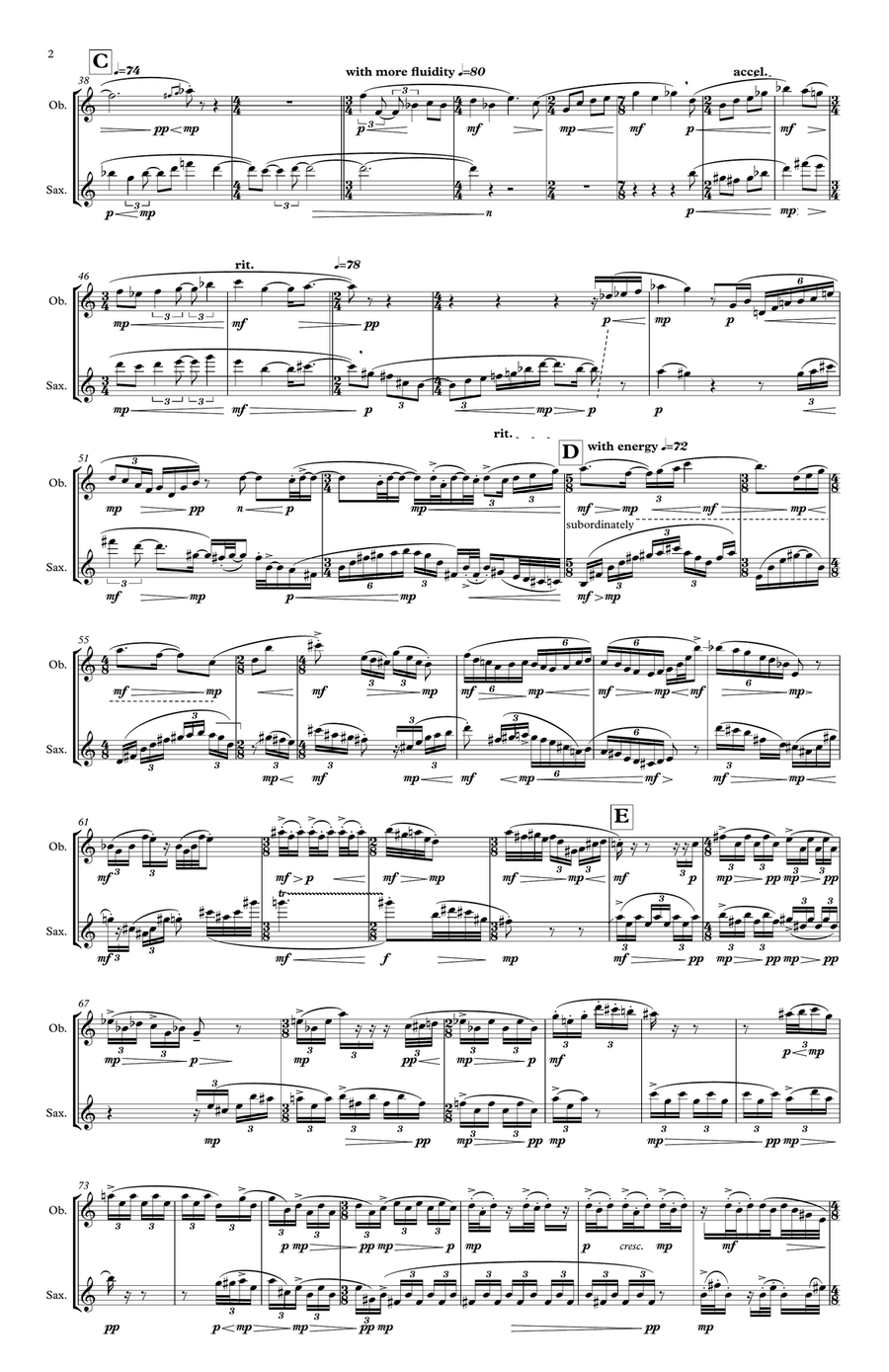 Dawn to Dusk Woodwind Duet scores gallery preview page 2