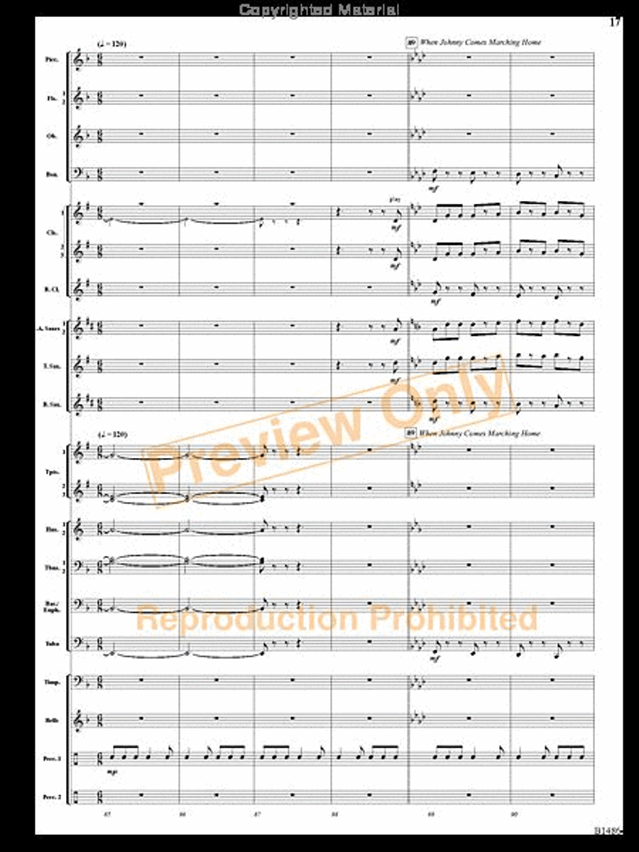 An American Spectacular Concert Band scores gallery preview page 16