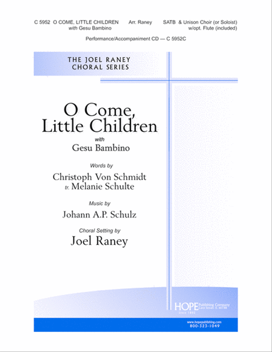 O Come, Little Children with Gesu Bambino 4-Part scores gallery preview page 2