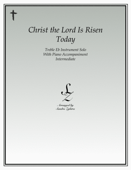Christ The Lord Is Risen Today (treble Eb instrument solo) image number null