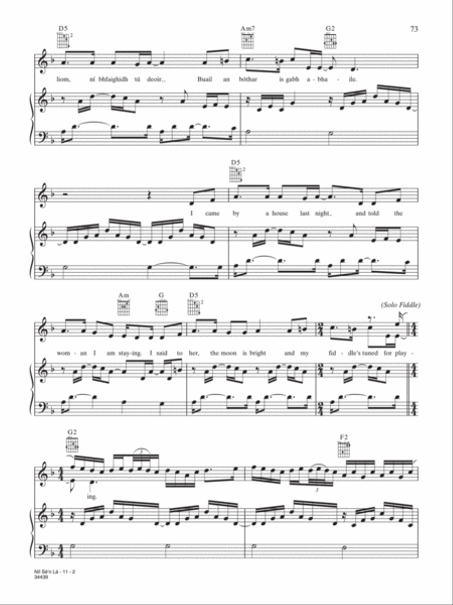 Nil Se'n La Nil Se'n La Piano, Vocal, Guitar scores gallery preview page 2