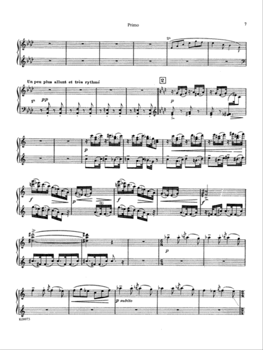 Debussy: Images (Volume I) (Transcr. Caplet) Piano Duet scores gallery preview page 4