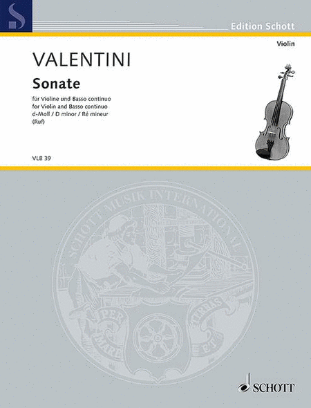 Violin Sonata Op. 8/1 Vn/bc