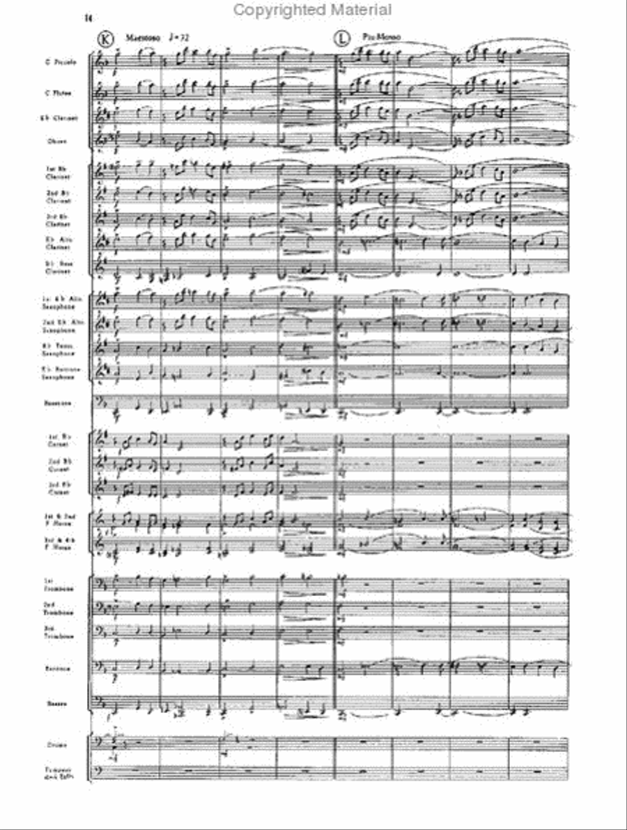 Pageantry Pageantry Concert Band scores gallery preview page 14