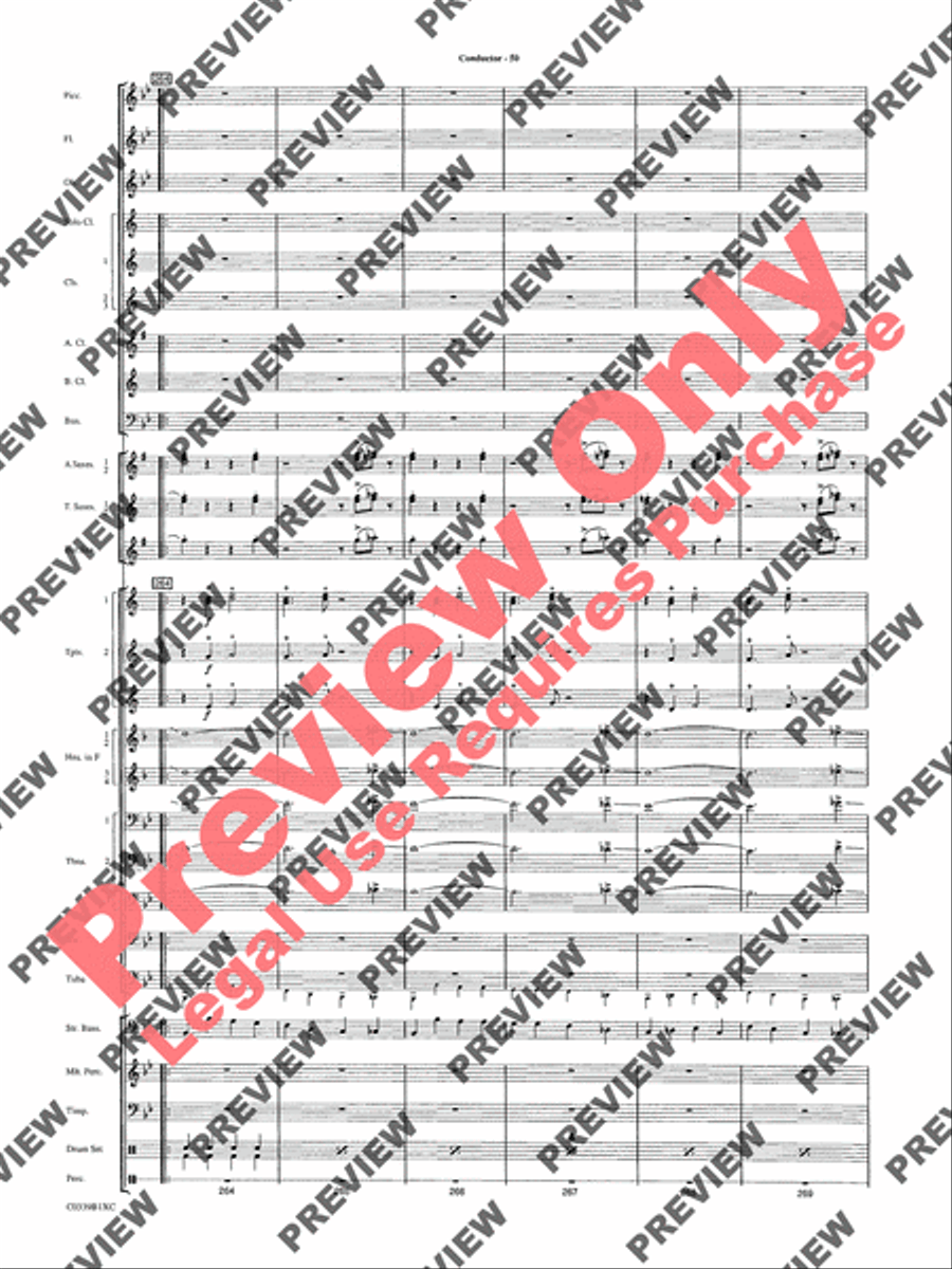 In the Miller Mood Concert Band scores gallery preview page 53