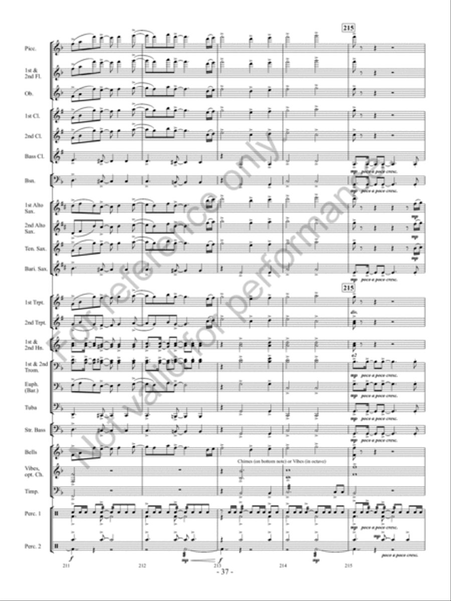 As Spring Arrives As Spring Arrives Concert Band scores gallery preview page 36