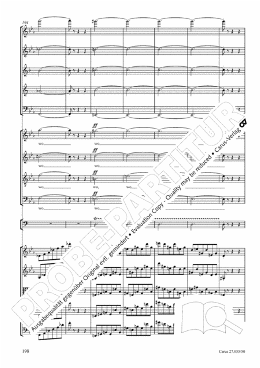 Ein Deutsches Requiem (German Requiem) 4-Part scores gallery preview page 205