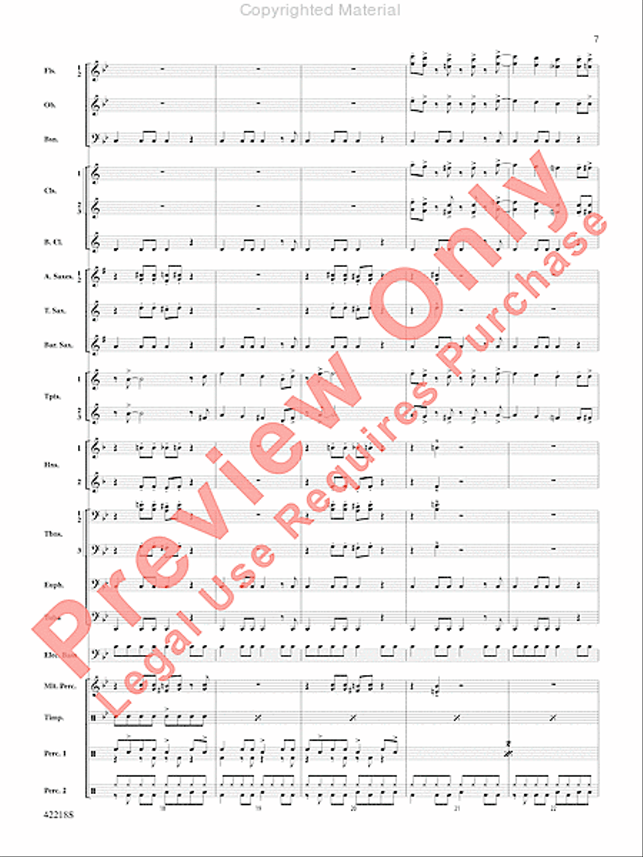 Tower of Power Greatest Hits Concert Band scores gallery preview page 6