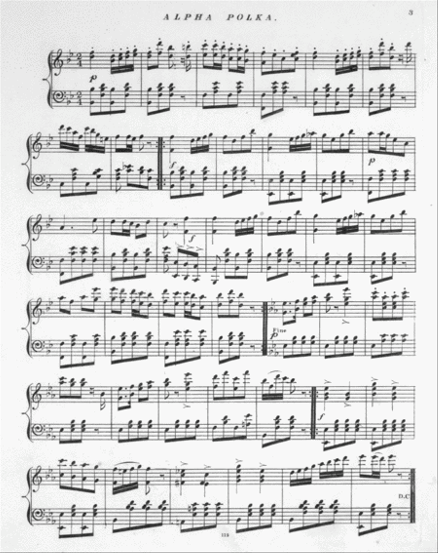 Kappa Waltz, and Alpha Polka Piano Solo scores gallery preview page 2