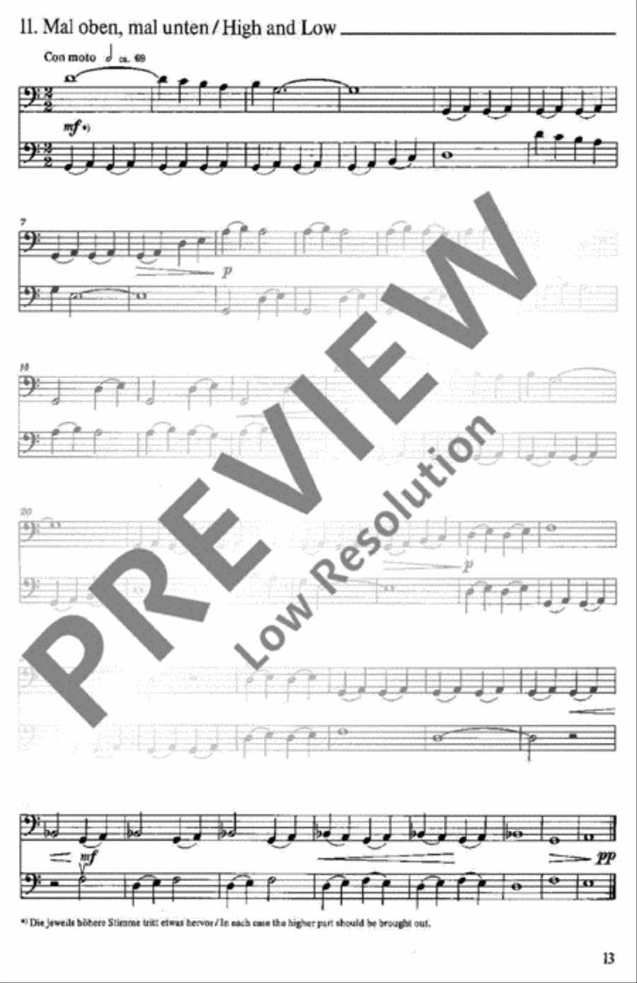 15 easy Duets Cello scores gallery preview page 12