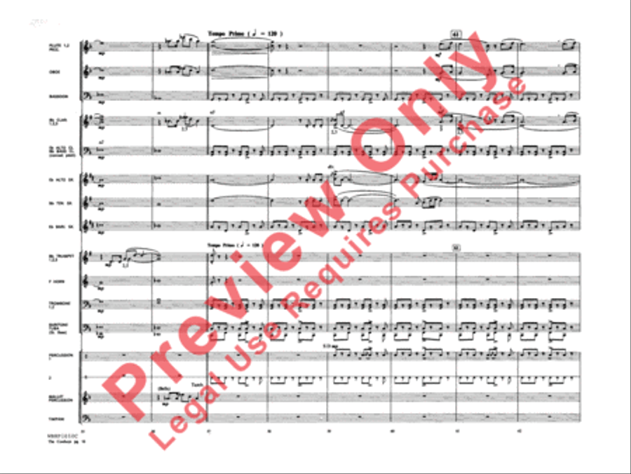 The Cowboys The Cowboys Concert Band scores gallery preview page 11