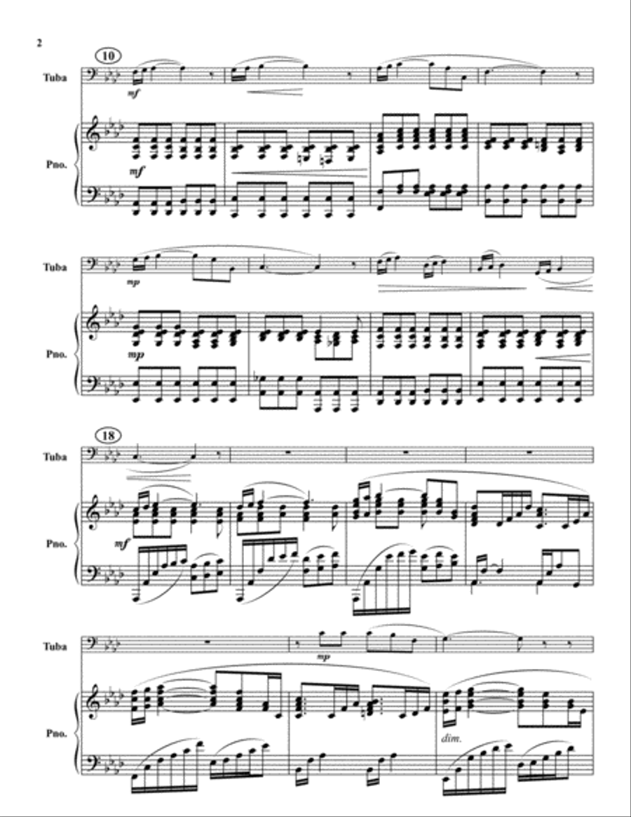 Arioso Gloria Tuba scores gallery preview page 2