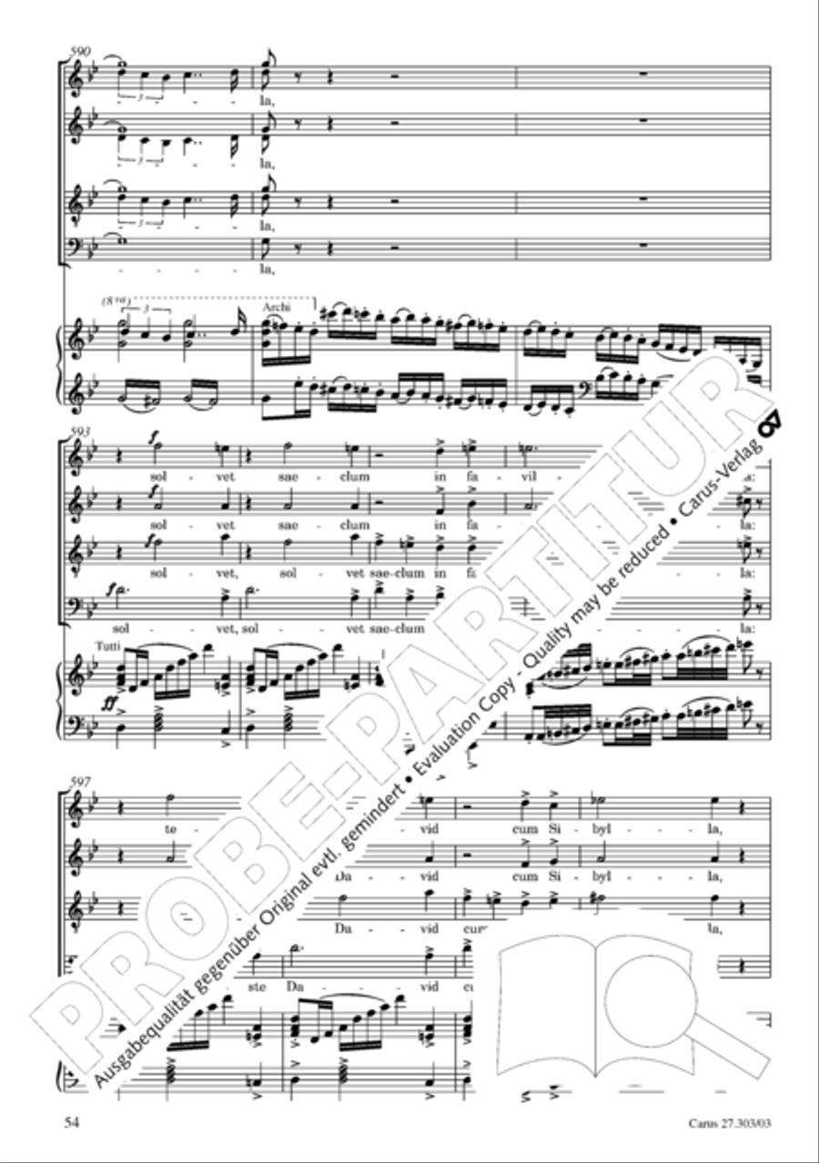 Messa da Requiem 4-Part scores gallery preview page 55