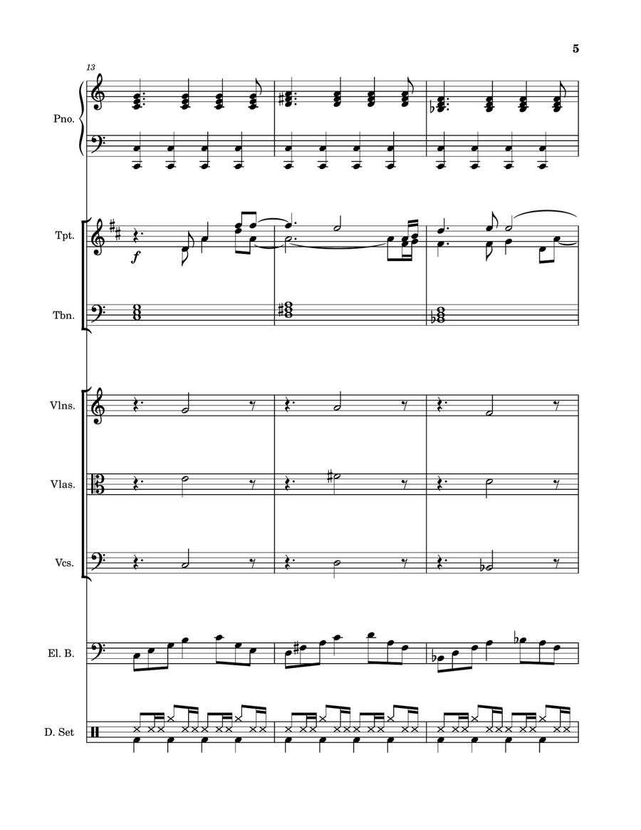 Tapestry Turnpike, Op. 11 Large Ensemble scores gallery preview page 5