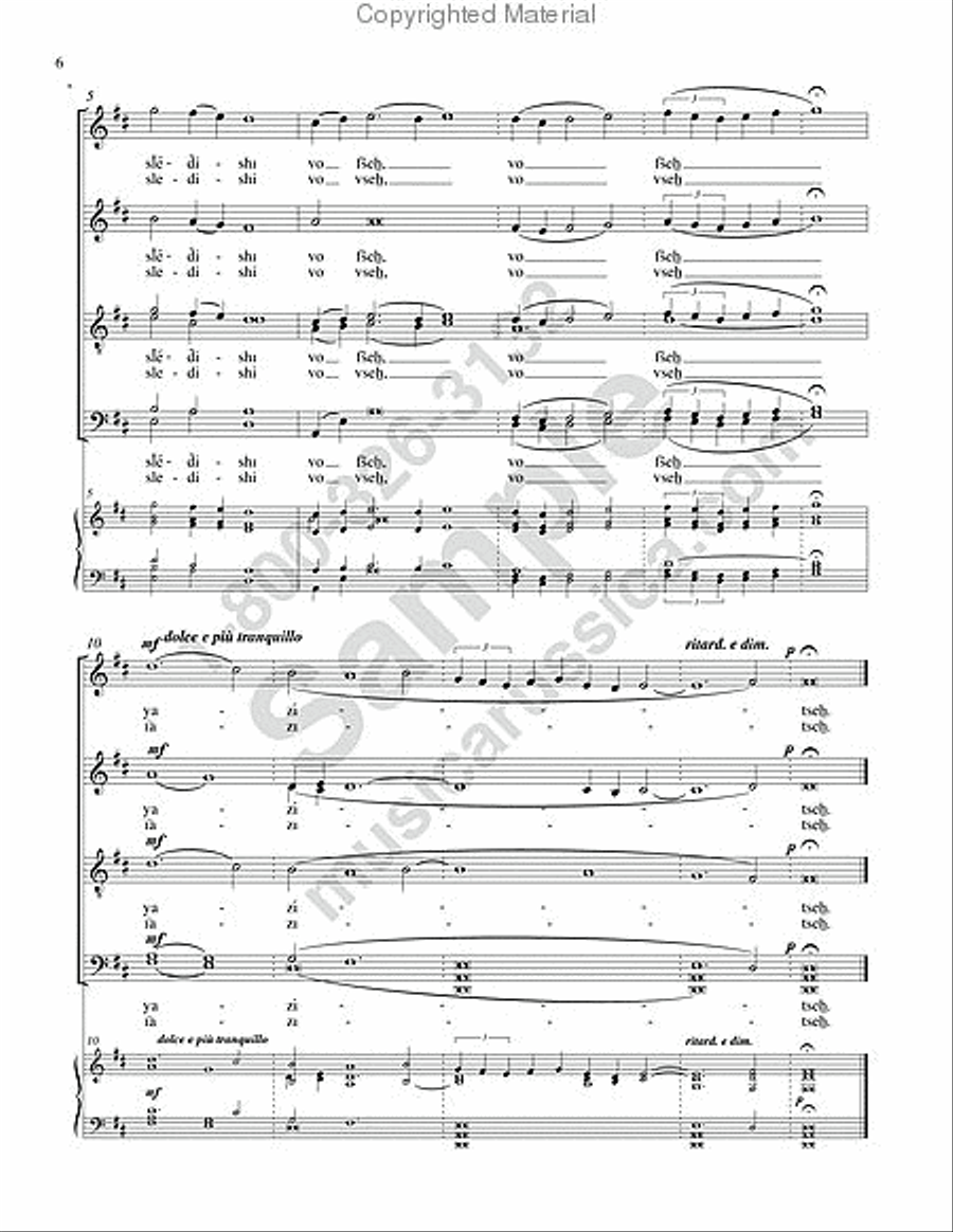 As Many as Have Been Baptized; Arise, O God 4-Part scores gallery preview page 4