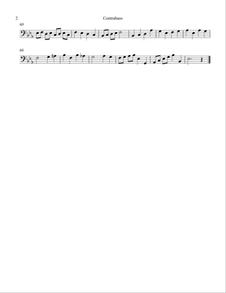 Crown Him With Many Crowns and Come Thou Fount String Quartet scores gallery preview page 2