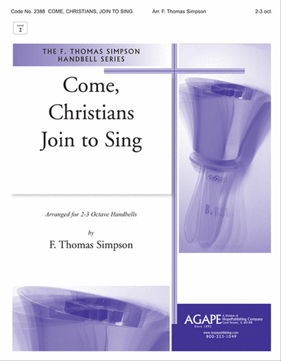 Come, Christians, Join to Sing 3-Octaves scores gallery preview page 1