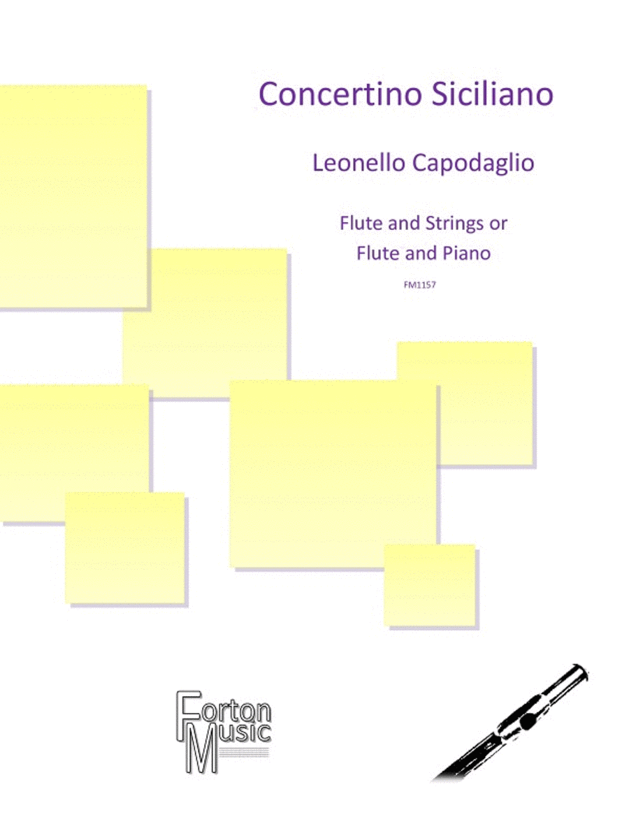 Concertino Siciliano Concertino Siciliano Flute scores gallery preview page 1