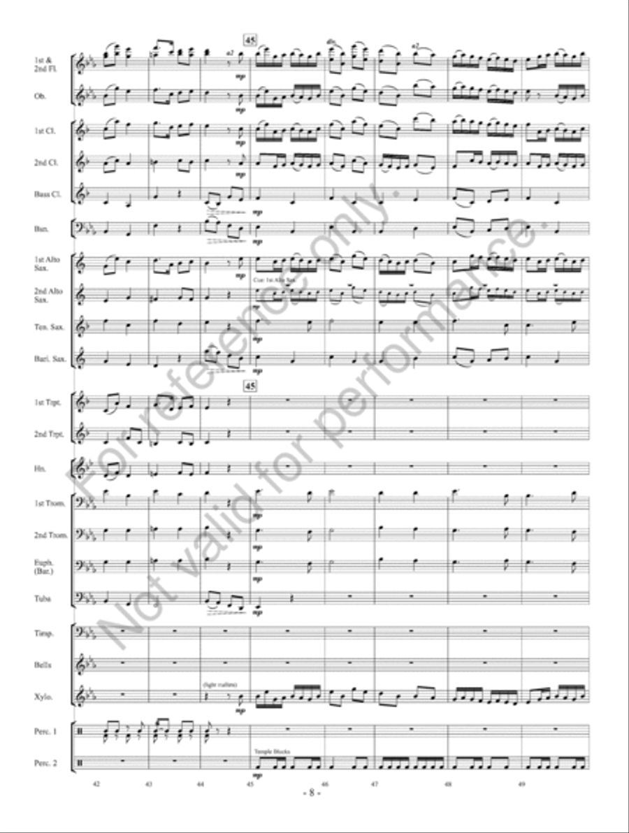 The Toymaker's Workshop Concert Band scores gallery preview page 9
