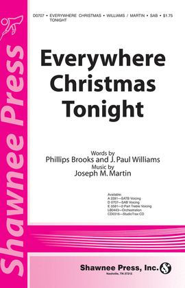 Book cover for Everywhere Christmas Tonight