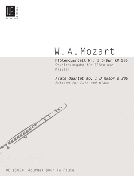 Flute Quartet 1 in D, Flute/Pi