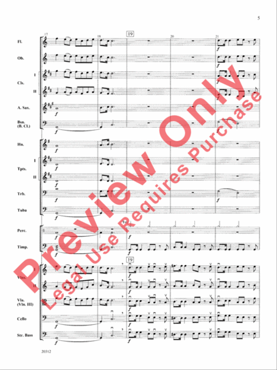 Finlandia Finlandia Full Orchestra scores gallery preview page 6