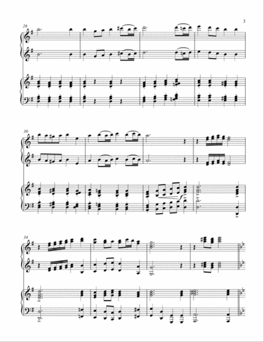 Rejoice! (2 piano duet) 2 Pianos, 4-Hands scores gallery preview page 4