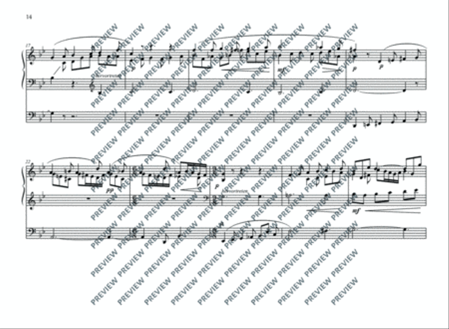 10 Choral Preludes 10 Choral Preludes Organ scores gallery preview page 17