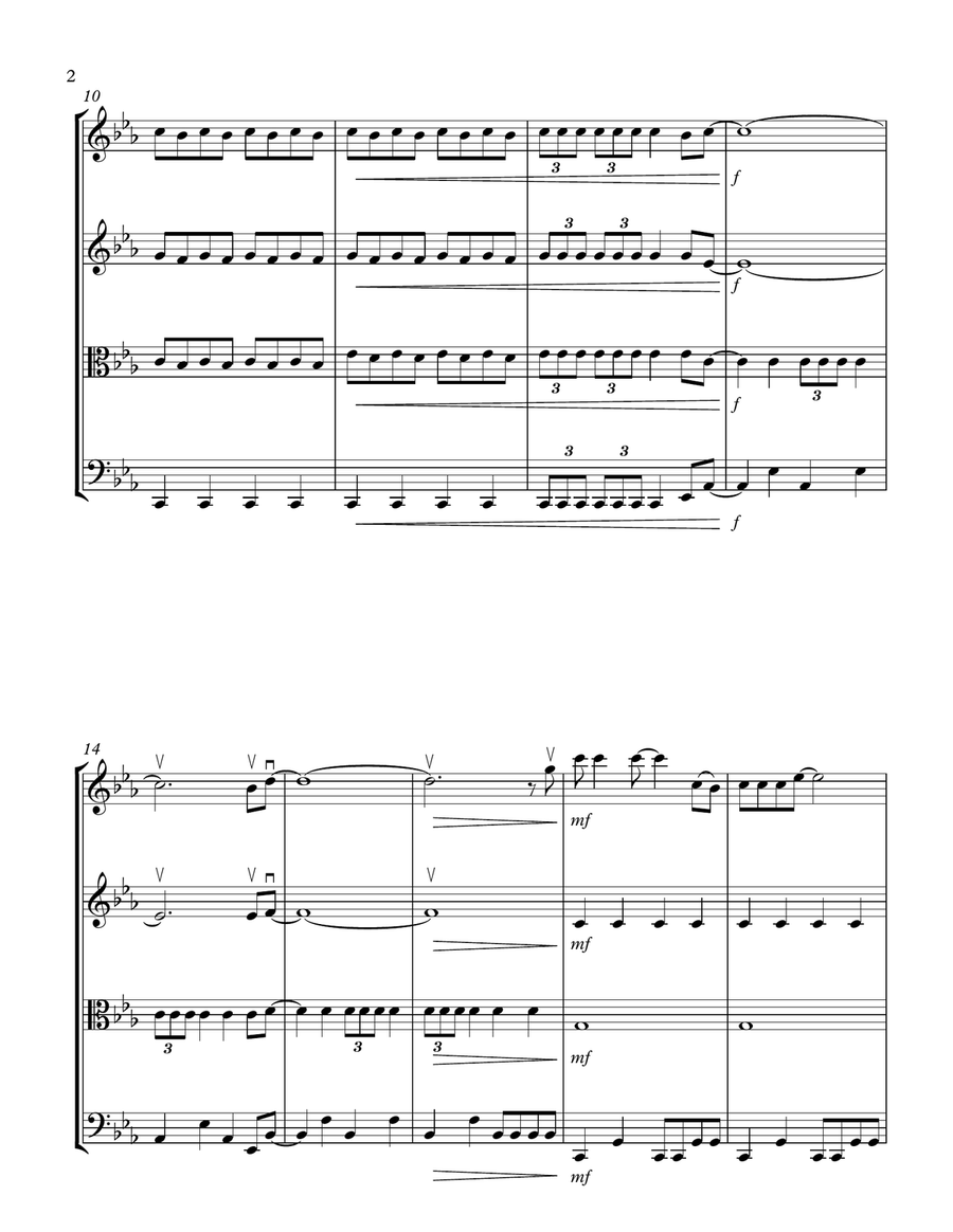 Detroit Rock City String Quartet scores gallery preview page 2